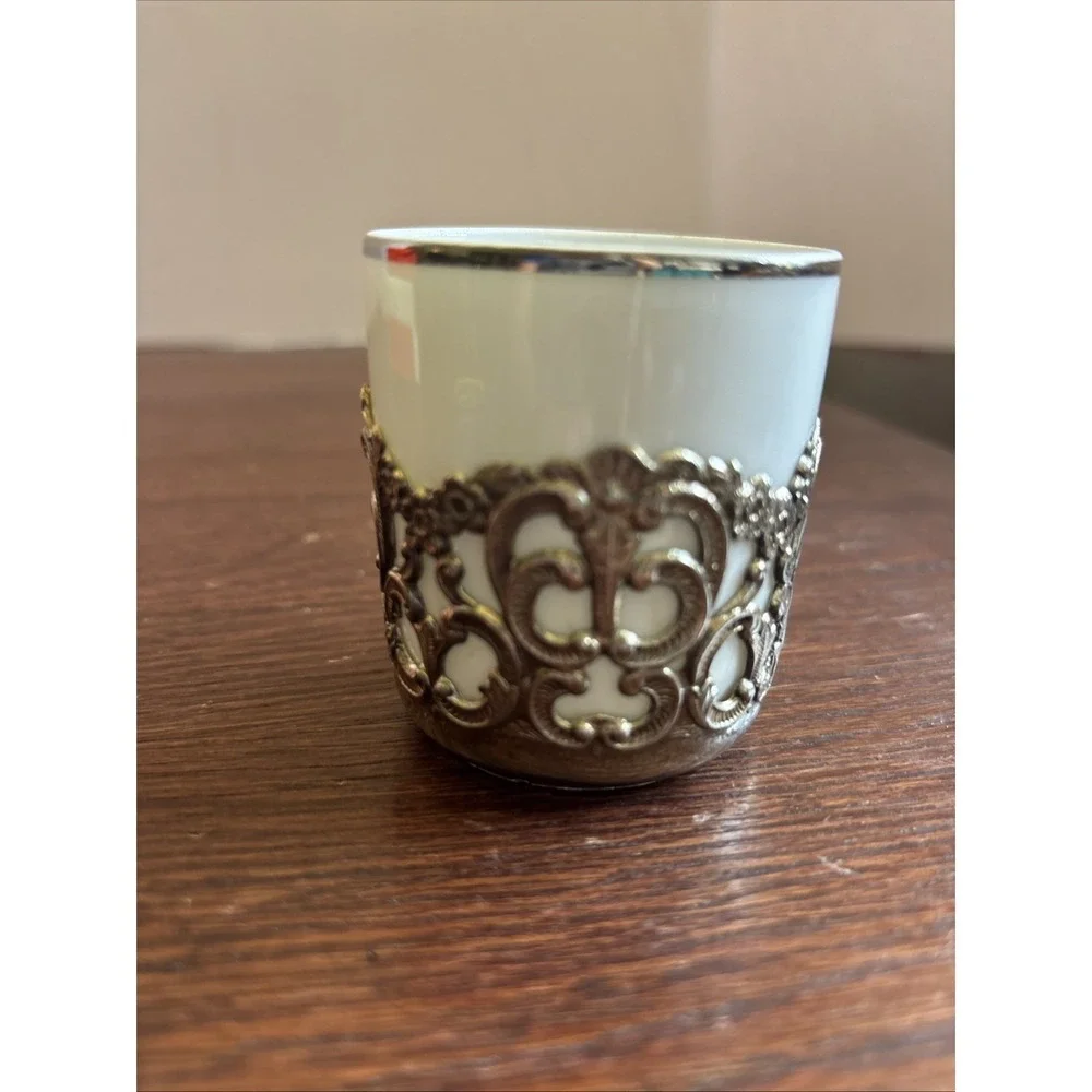 Vintage Raimond Japan Silver Plated Elegant White Tea Cup‎ Replacement